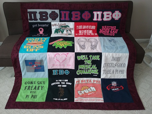 Medium T Shirt Quilt-